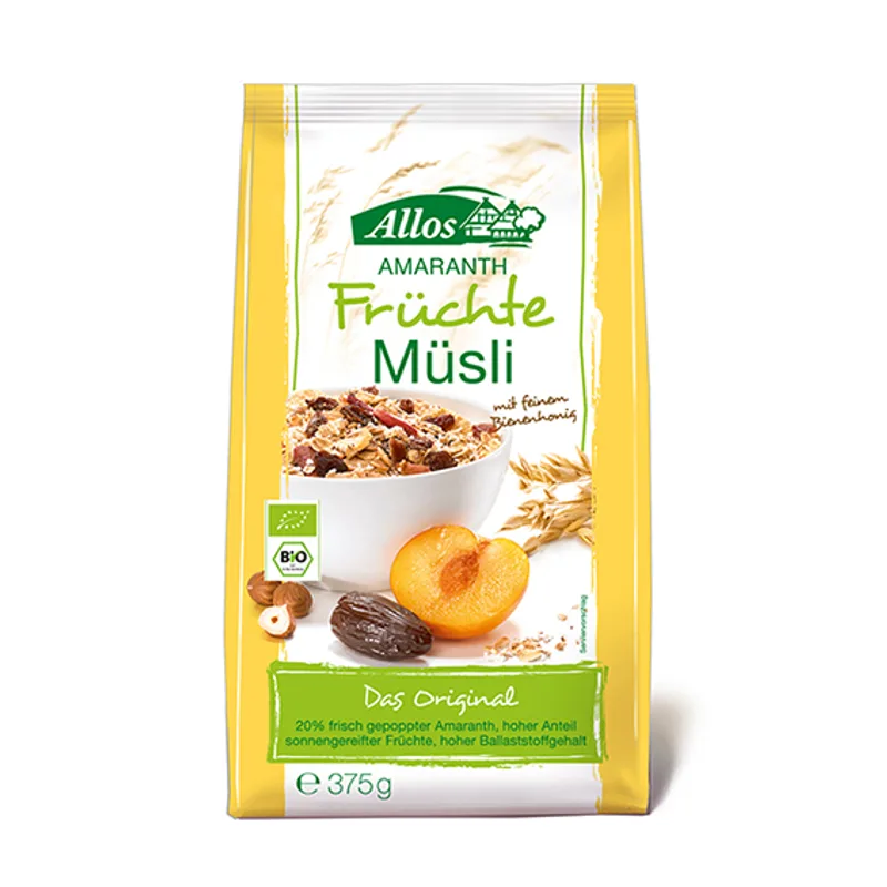 Amaranth Früchte-Müsli von Allos GmbH