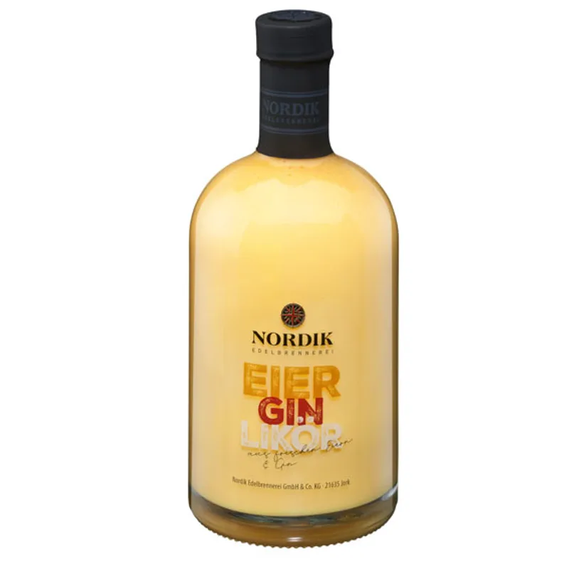 Eier Gin Likör von NORDIK Edelbrennerei & Spirituosenmanufaktur GmbH & Co. KG