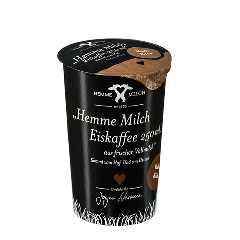 Eiskaffee von Hemme Milch GmbH & Co. Vertriebs KG