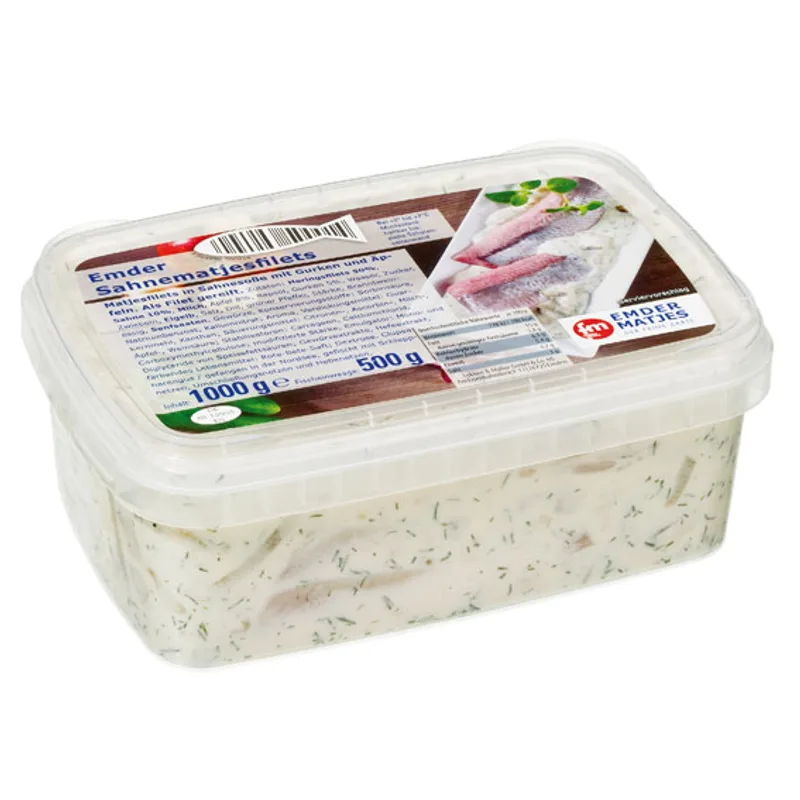 Emder Sahnematjesfilets von Fokken & Müller GmbH & Co. Matjes - und Feinkostmanufaktur KG