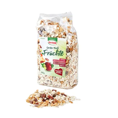Gerstoni Gersten-Müsli Früchte (2022) von Dieckmann Cereals GmbH