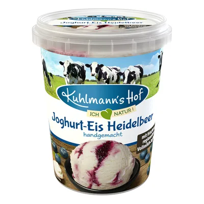 Handgemachtes Joghurt-Eis Heidelbeere von Kuhlmann's Naturgenuss GmbH