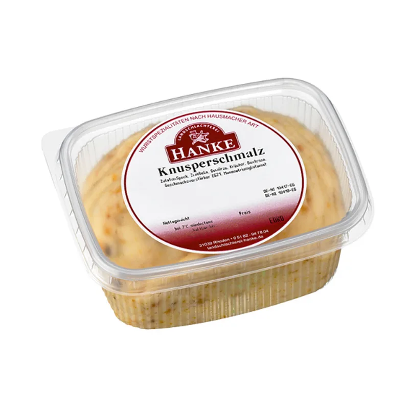 Hankes Knusperschmalz von Ihr Landschlachter W. Hanke GmbH
