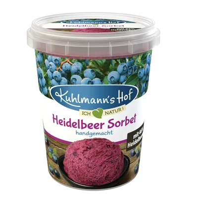 Heidelbeer Sorbet von Kuhlmann's Naturgenuss GmbH