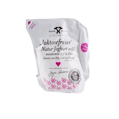 Hemme Milch - laktosefreier Natur-Joghurt von Hemme Milch GmbH & Co. Vertriebs KG