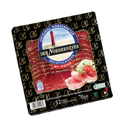 Original Norderneyer Seeluftschinken mit Pfeffer von Norderneyer Schinken GmbH & Co. KG