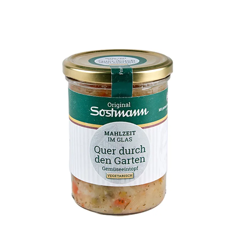 "Quer durch den Garten" - vegetarischer Eintopf im Glas von Sostmann Fleischwaren GmbH & Co.KG
