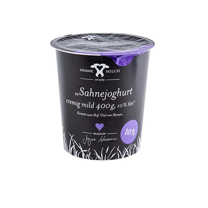Sahnejoghurt mild, 10% Fett von Hemme Milch GmbH & Co. Vertriebs KG