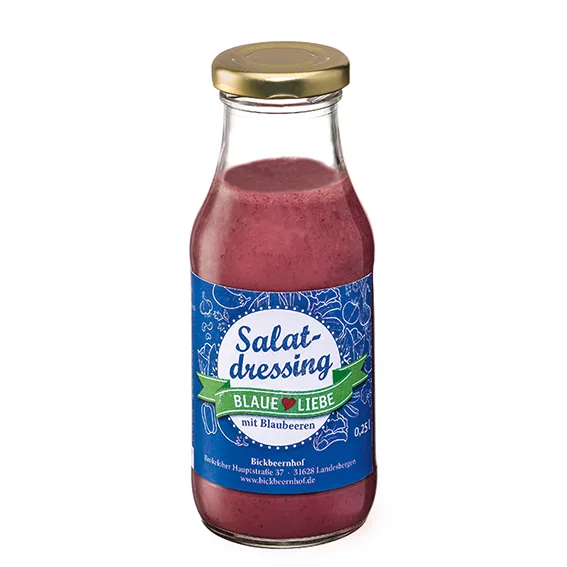 Salatdressing Blaue Liebe von Bickbeernhof Café Herse GbR