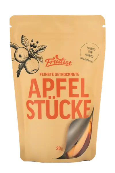 Gefriergetrocknete Äpfel