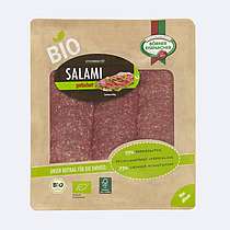 Bio-Salami geräuchert