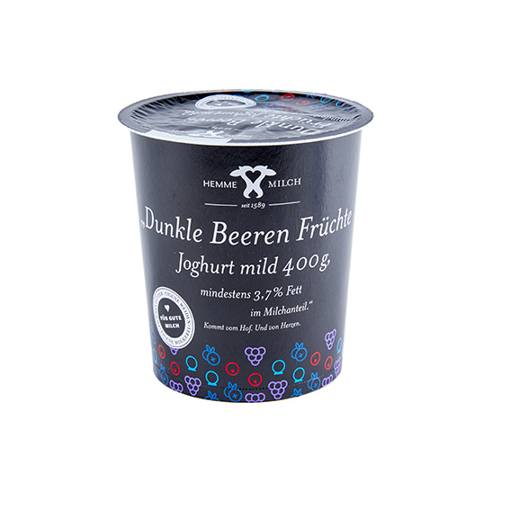 Dunkle Beeren Früchte Fruchtjoghurt mild, 400g (2022) Dunkle Beeren Früchte Fruchtjoghurt mild, 400g (2022)