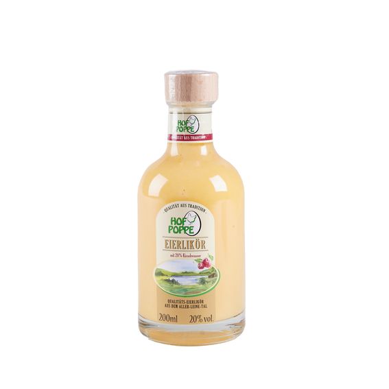 Eierlikör, mit 20% Kirschwasser Eierlikör, mit 20% Kirschwasser