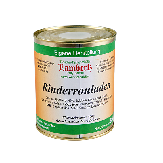 Rinderrouladen in der Dose (2022)