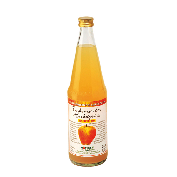 Finkenwerder Herbstprinz sortenreiner Apfelsaft Finkenwerder Herbstprinz sortenreiner Apfelsaft