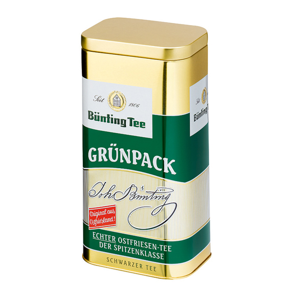 Grünpack – Echter Ostfriesen-Tee Jubiläumsdose