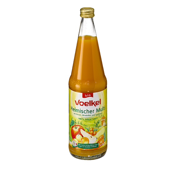 Voelkel -Heimischer Multi- (mit Birne, Mirabellen und Sanddorn) Voelkel -Heimischer Multi- (mit Birne, Mirabellen und Sanddorn)