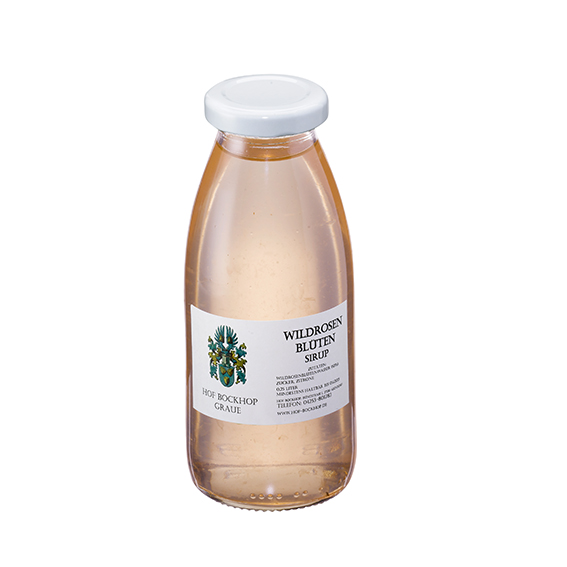 Wildrosenblütensirup Wildrosenblütensirup