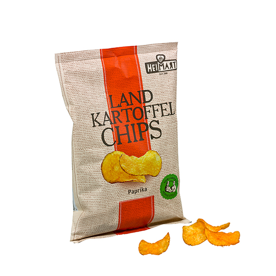 Landkartoffelchips -Paprika-