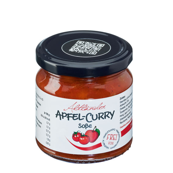 Altländer Apfel-Curry Soße Altländer Apfel-Curry Soße