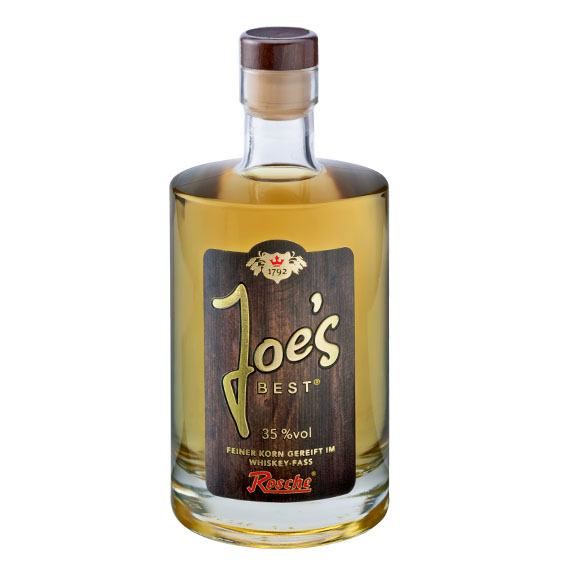 Joe´s Best - Feiner alter Korn gereift im Whiskey-Fass Joe´s Best - Feiner alter Korn gereift im Whiskey-Fass